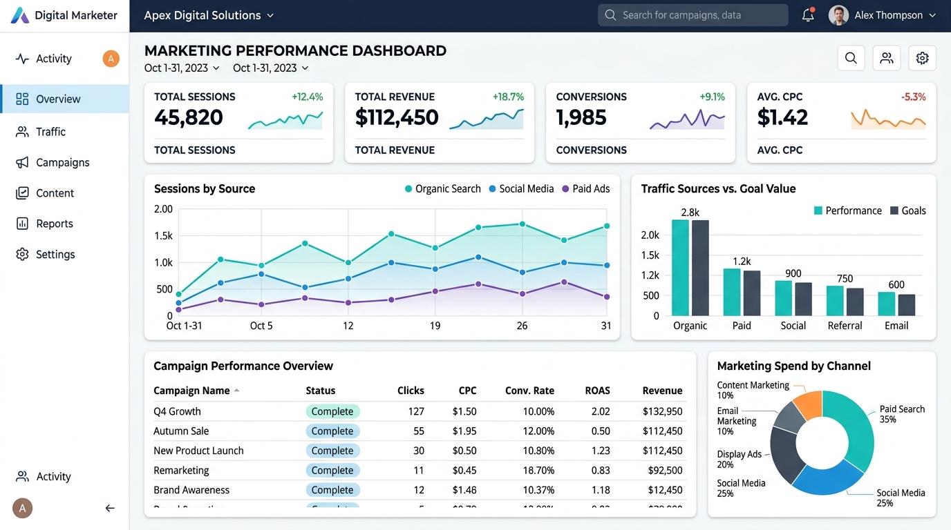 Marketing Analytics Dashboard